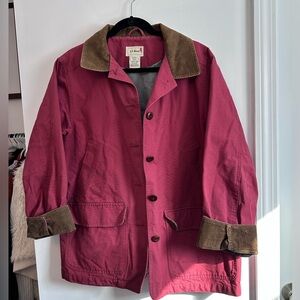 Vintage Women’s L.L.Bean Maroon Chore Jacket